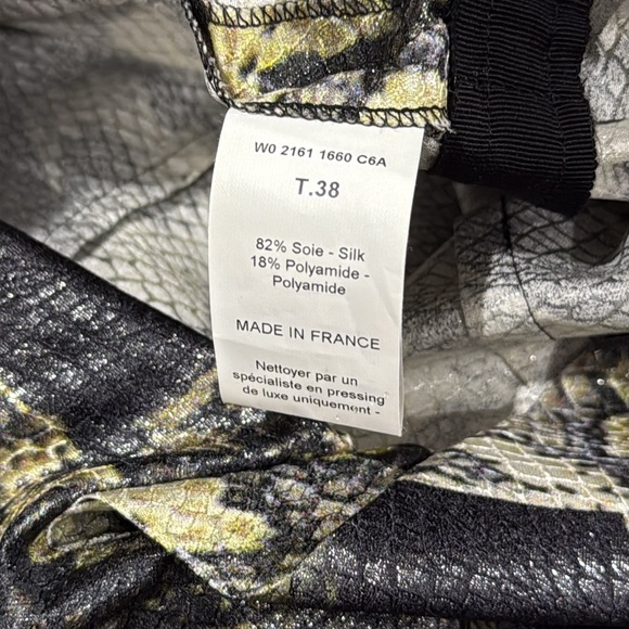Lanvin Alber Elbaz 2012 Python Snake Sheen Sheath Silk Runway Dress - Size 38 - Picture 12 of 16
